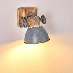 Applique Murale Orny Bois Clair, 1 Lumiere