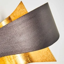 Applique Murale Padua Brun Dore, 2 Lumieres