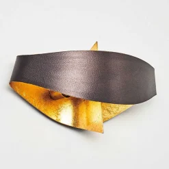 Applique Murale Padua Brun Dore, 2 Lumieres