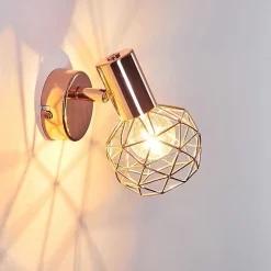 Applique Murale Palmira Cuivre, 1 Lumiere