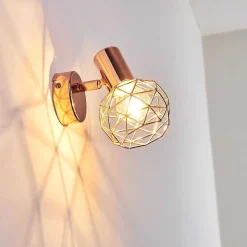 Applique Murale Palmira Cuivre, 1 Lumiere