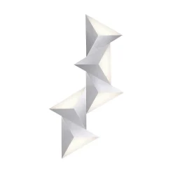 Applique Murale Paul Neuhaus Q-Tetra Led Aluminium, 5 Lumieres, Telecommandes, Changeur De Couleurs