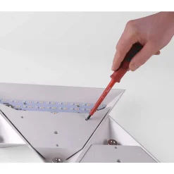 Applique Murale Paul Neuhaus Neuhaus Q-Tetra Satellit Led Nickel Mat, 1 Lumiere, Telecommandes