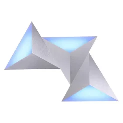 Applique Murale Paul Neuhaus Neuhaus Q-Tetra Satellit Led Nickel Mat, 1 Lumiere, Telecommandes