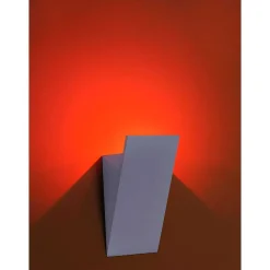 Applique Murale Paul Neuhaus Q-Wedge Led Aluminium, 1 Lumiere, Telecommandes, Changeur De Couleurs