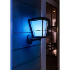 Applique Murale Philips Hue Ambiance White & Color Econic Led Noir, 1 Lumiere, Changeur De Couleurs