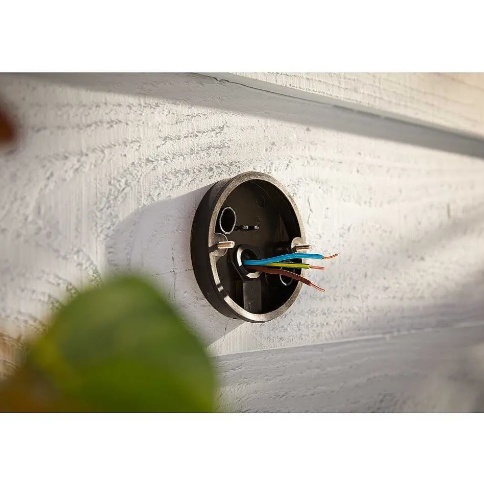 Applique Murale Philips Hue Ambiance White & Color Econic Led Noir, 1 Lumiere, Changeur De Couleurs