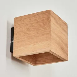 Applique Murale Polcura Bois Clair, 1 Lumiere