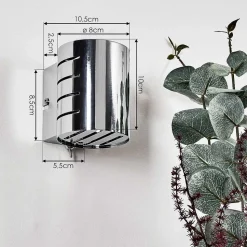 Applique Murale Ponte Chrome, 1 Lumiere