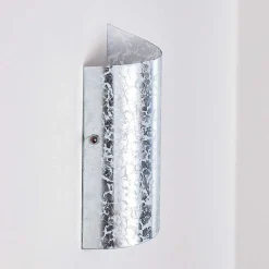 Applique Murale Pordenone Argente, 1 Lumiere