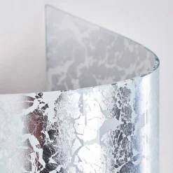 Applique Murale Pordenone Argente, 1 Lumiere