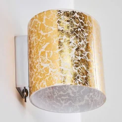 Applique Murale Rapar Chrome, Or, 1 Lumiere