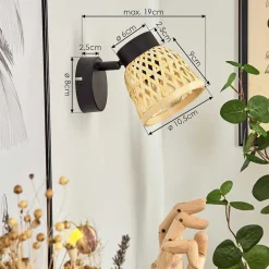 Applique Murale Rombarral Ecru, 1 Lumiere