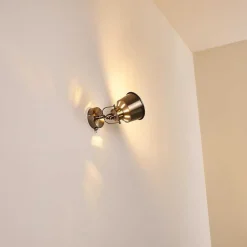 Applique Murale Safari Chrome Brosse, 1 Lumiere