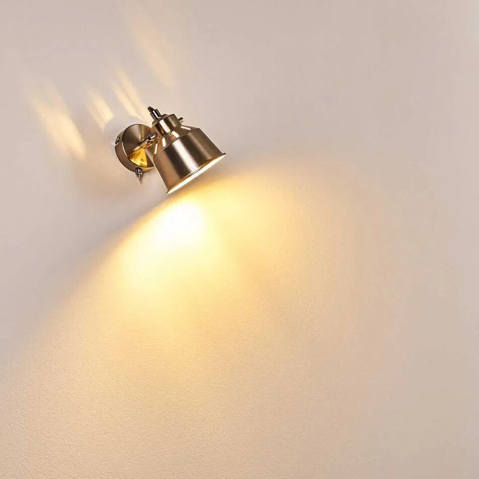 Applique Murale Safari Chrome Brosse, 1 Lumiere