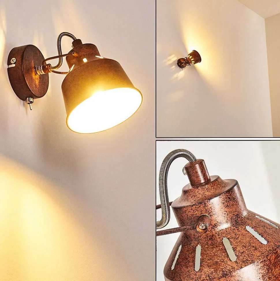 Applique Murale Safari Rouille, 1 Lumiere