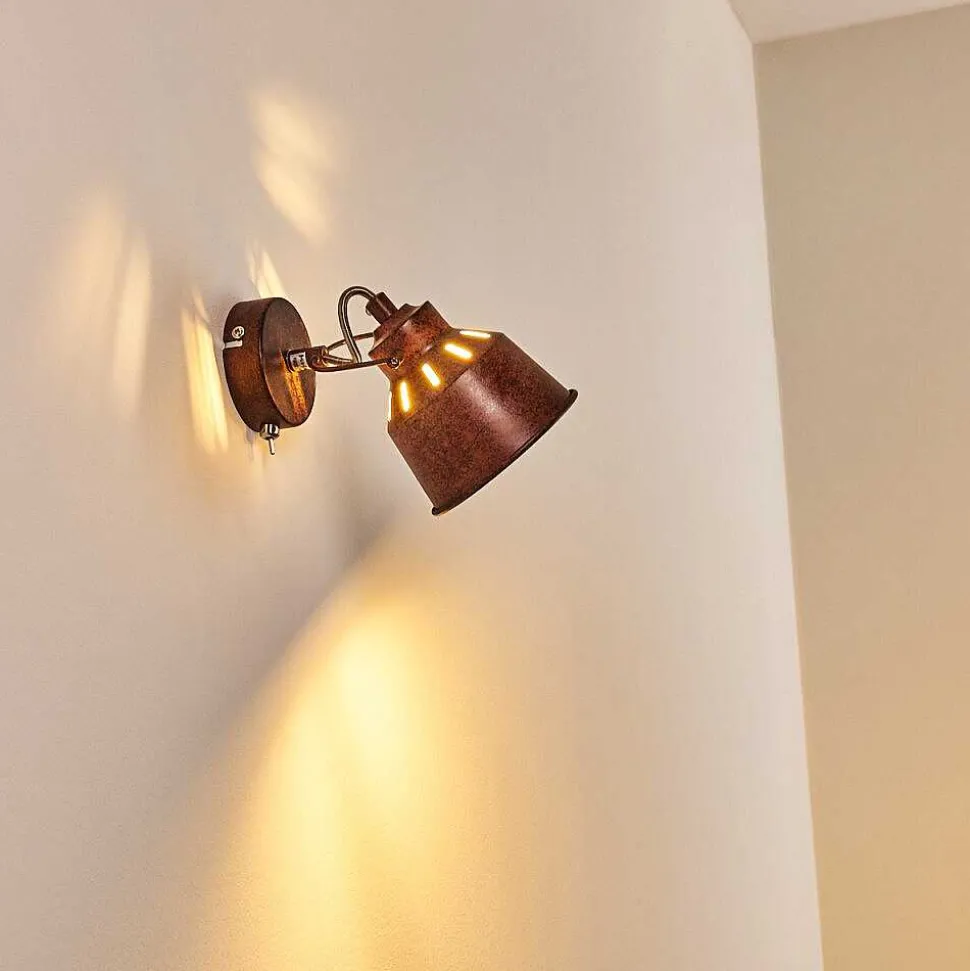 Applique Murale Safari Rouille, 1 Lumiere