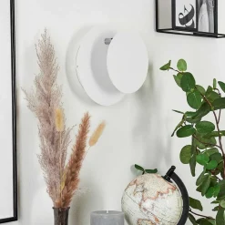 Applique Murale Sanguedo Led Chrome, Blanc, 1 Lumiere