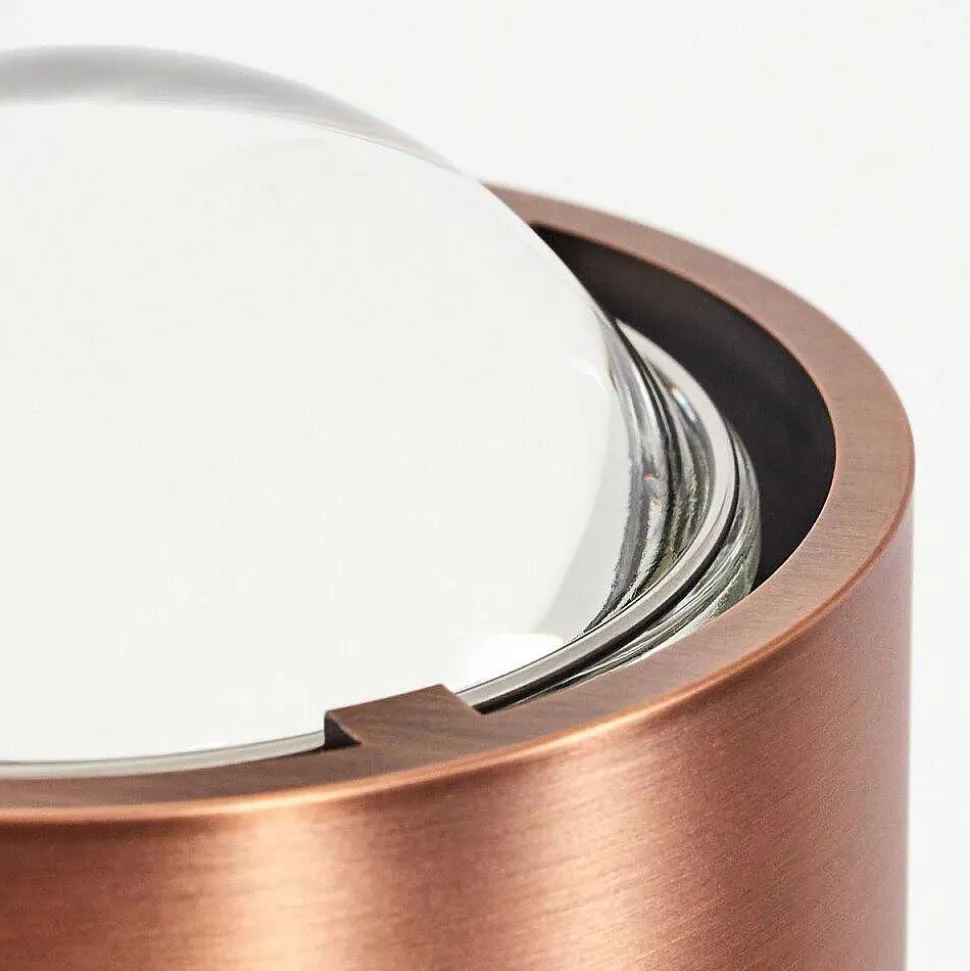 Applique Murale Sapri Cuivre, Noir, 1 Lumiere