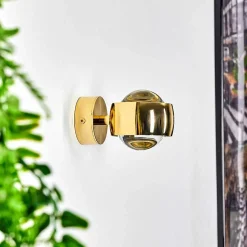 Applique Murale Sapri Or, 1 Lumiere