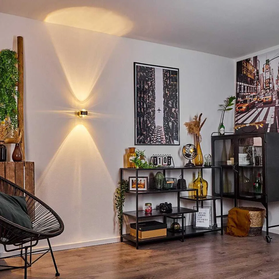 Applique Murale Sapri Or, 1 Lumiere