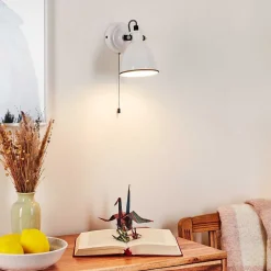 Applique Murale Selki Noir, Blanc, 1 Lumiere