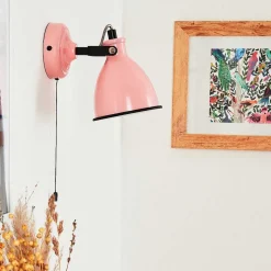 Applique Murale Selki Rose, Noir, 1 Lumiere