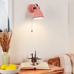 Applique Murale Selki Rose, Noir, 1 Lumiere