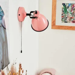 Applique Murale Selki Rose, Noir, 1 Lumiere