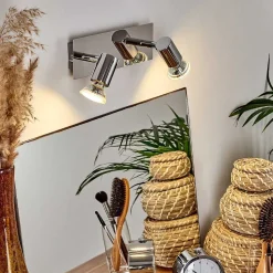 Applique Murale Sibarco Led Chrome, 2 Lumieres