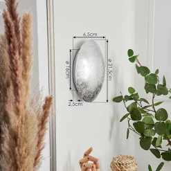 Applique Murale Storkyro Led Argente, 1 Lumiere