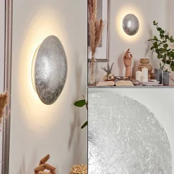 Applique Murale Storkyro Led Argente, 1 Lumiere