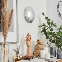 Applique Murale Storkyro Led Argente, 1 Lumiere