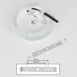 Applique Murale Storkyro Led Argente, 1 Lumiere