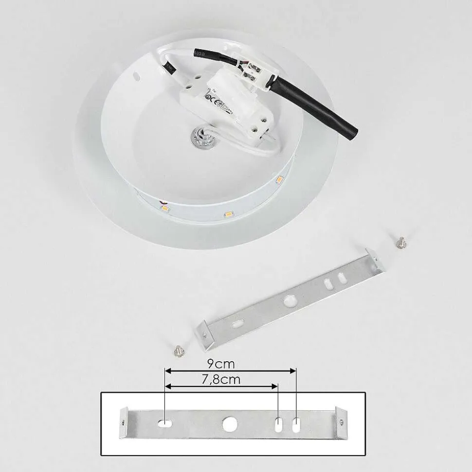 Applique Murale Storkyro Led Argente, 1 Lumiere