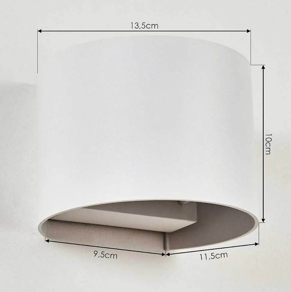 Applique Murale Strandaa Led Blanc, 2 Lumieres