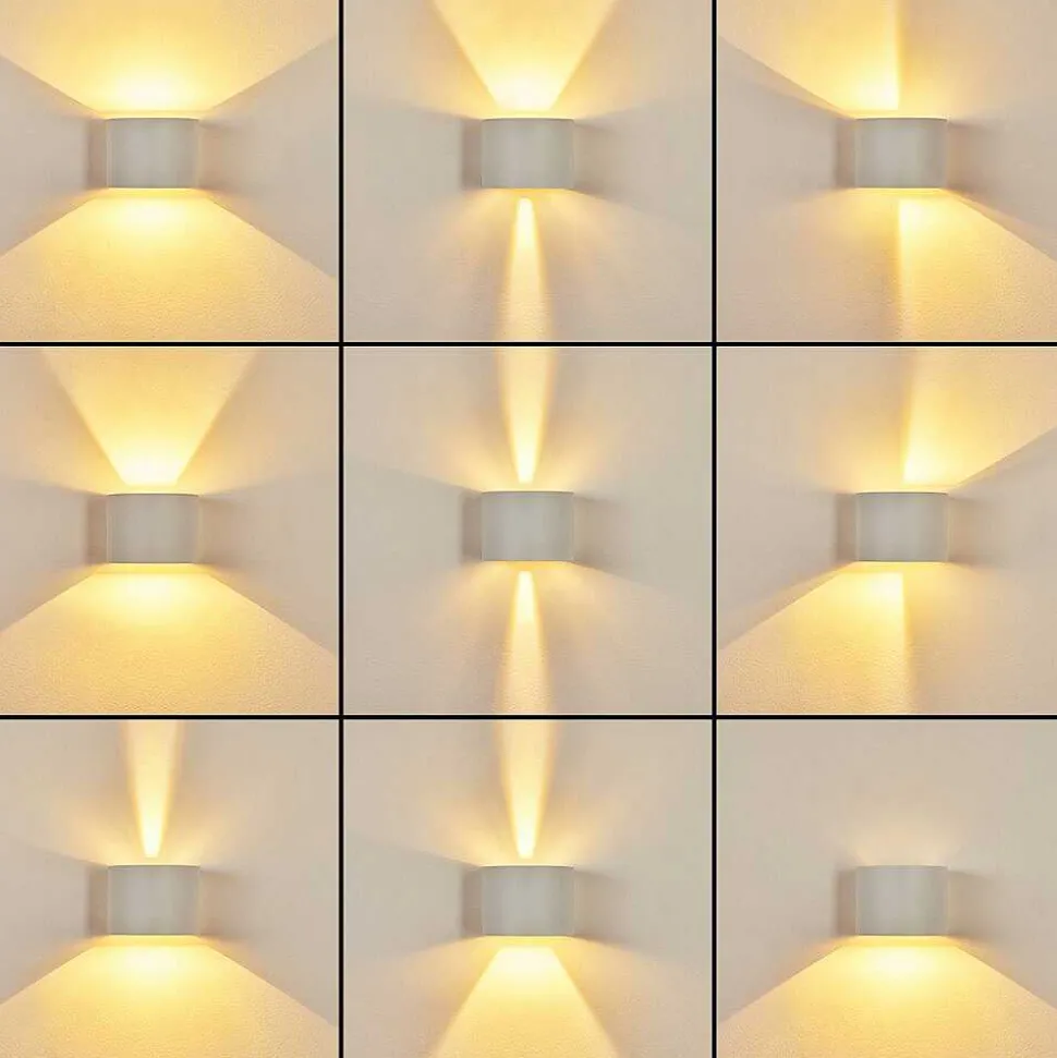 Applique Murale Strandaa Led Blanc, 2 Lumieres