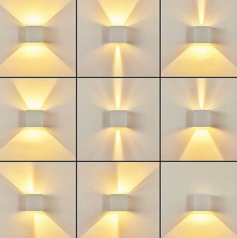 Applique Murale Strandaa Led Blanc, 2 Lumieres