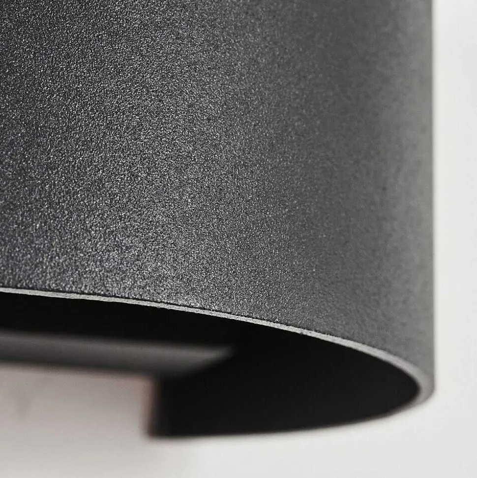 Applique Murale Strandaa Led Noir, 2 Lumieres