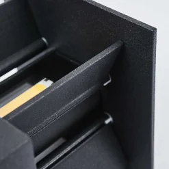 Applique Murale Strandaa Led Noir, 2 Lumieres