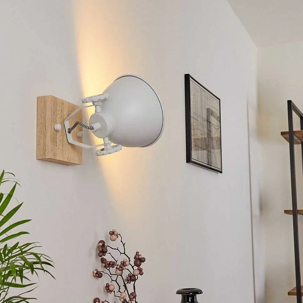 Applique Murale Svanfolk Brun, Blanc, 1 Lumiere