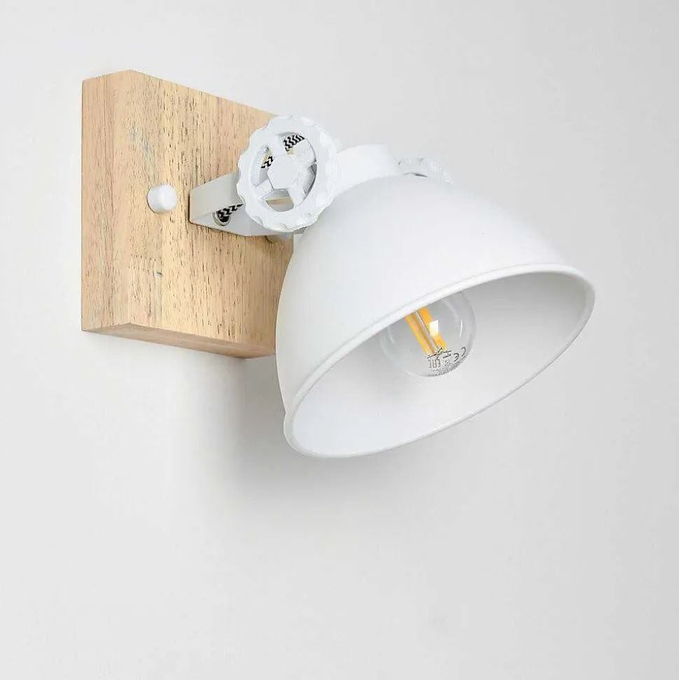 Applique Murale Svanfolk Brun, Blanc, 1 Lumiere