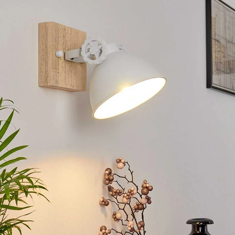 Applique Murale Svanfolk Brun, Blanc, 1 Lumiere