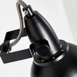 Applique Murale Tina Noir, 1 Lumiere