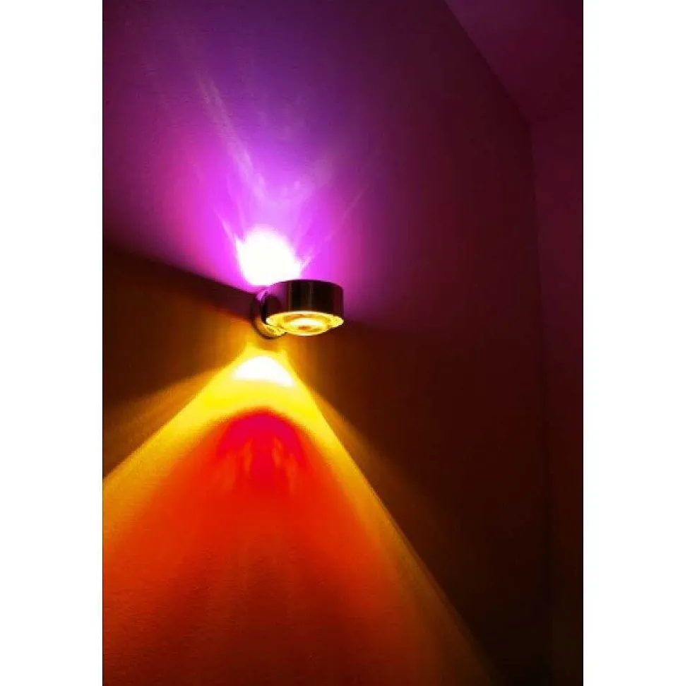 Applique Murale Top Light Pukmaxxwall Led Chrome, 2 Lumieres