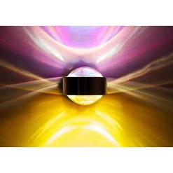 Applique Murale Top-Light Pukwall Led Chrome, 2 Lumieres