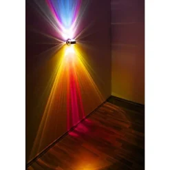 Applique Murale Top-Light Pukwall Led Chrome, 2 Lumieres