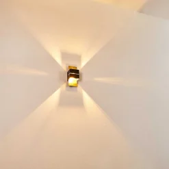 Applique Murale Tora Noir Dore, 1 Lumiere