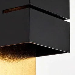 Applique Murale Tora Noir Dore, 1 Lumiere