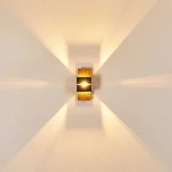 Applique Murale Tora Noir Dore, 1 Lumiere